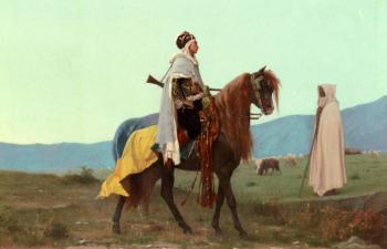 古斯塔夫 尅拉倫斯 魯道夫 佈朗熱 An Arab Horseman 古斯塔夫 尅拉倫斯 魯道夫 佈朗熱 An Arab Horseman